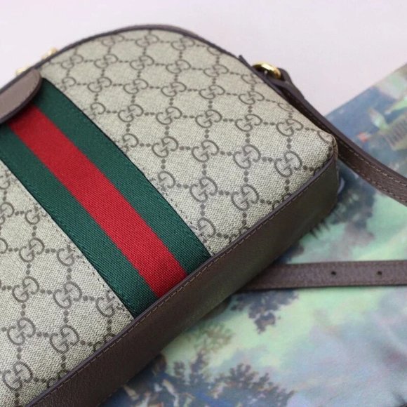 Gucci Shell Shoulder Bag Grey - Picture 6 of 10